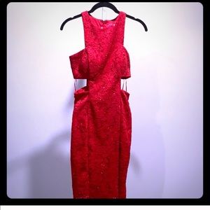 Red holiday dress
